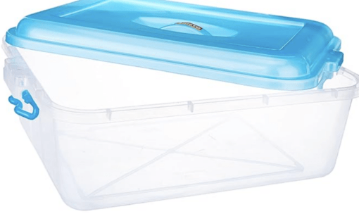 Aristo Modern301 Air-Tight Storage Container For Kitchen, Plastic Jar For Storing Spices, Snacks, Grains, Dals -16 Litre, Tranparent - Image 2
